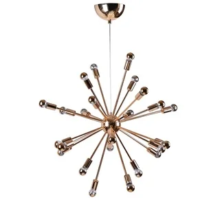 Spark Hanging Chandelier 23 Inches Gold