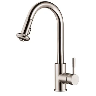 Dawn Brushed Nickel Single-lever Pull-down Spray Sink Mixer