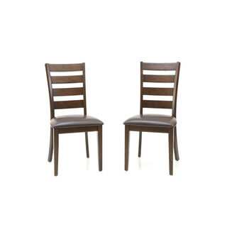 Kona Raisin Ladderback Side Chairs-set of 2