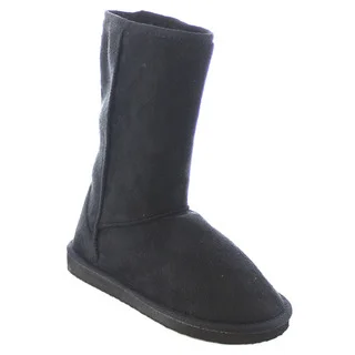 Beston EA19 Women's Cozy Faux Fur Lining Slip On Snow Boots