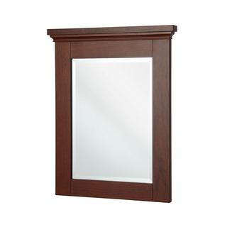 Manchester 29 inch x 23 inch Wall Mirror in Mahogany