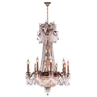 Regal Estate Collection 15 Light Antique Bronze Finish and Clear Crystal Traditional Chandelier Large 30" x 47"