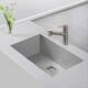 KRAUS Pax Zero-Radius 31.5 Inch Handmade Undermount Single Bowl Stainless Steel Kitchen Sink with NoiseDefend Soundproofing
