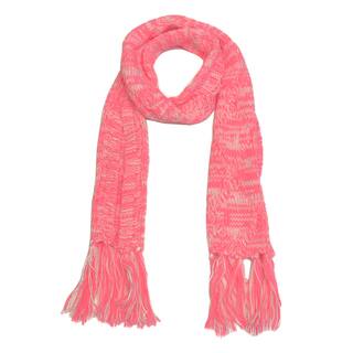 Bright Neon Cable Knit Scarf