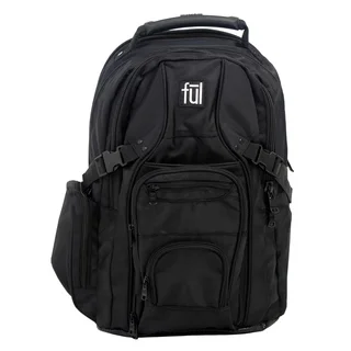 Ful Tennman Black 17-inch Laptop Backpack