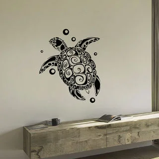Sea Turtle Vinyl Wall Art Decal Sticker