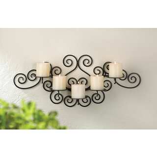 Tansy Scrolling Metal Wall Sconce