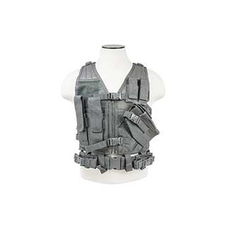 NcStar Tactical Vest Childrens, Urban Gray XS-S