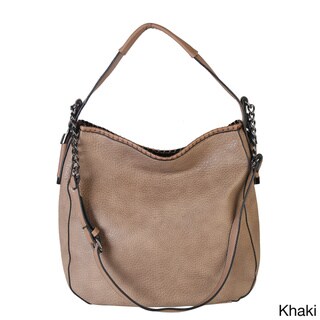 Diophy Chain Shoulder Strap Hobo Style Handbag