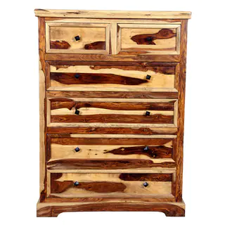 Porter Taos Solid Sustainable Sheesham 6-drawer Chest (India)