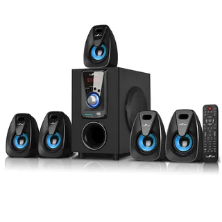 beFree Sound Blue 5.1 Channel Surround Sound Bluetooth Speaker System
