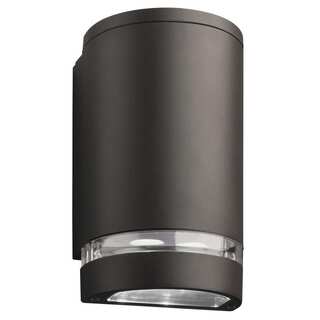 Lithonia Lighting OLLWD DDB M6 Outdoor Black Bronze LED Wall Cylinder Light