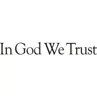 Design on Style 'In God We Trust' Vinyl Wall Art Lettering Decor