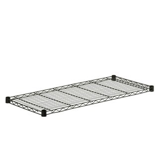 steel shelf- 250 lbs black 16x36