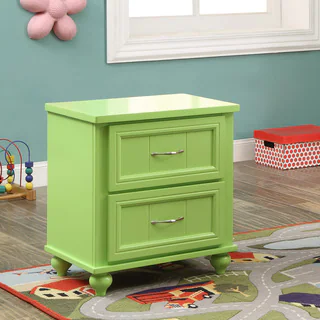 Furniture of America Alicia Cottage Style 2-drawer Youth Nightstand