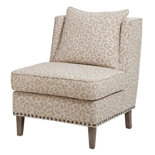 Madison Park Camron Armless Shelter Chair--Beige