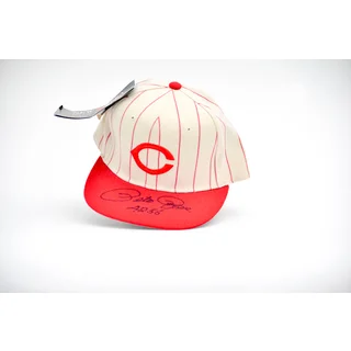 Pete Rose 4256 Autographed Cincinnatti Baseball Hat