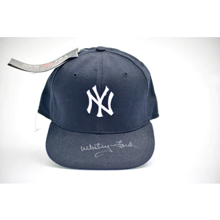 Whitey Ford Autographed NY Yankees Baseball Hat