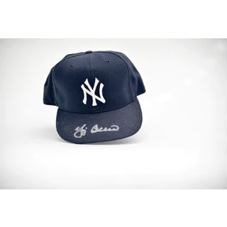 Yogi Berra Autographed Yankees Team Base Ball Hat