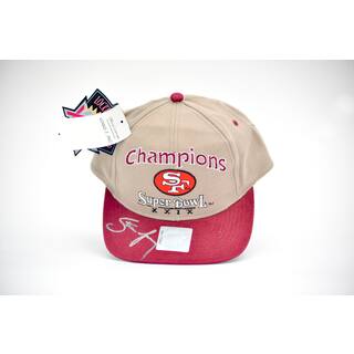 Steve Young Autographed Super Bowl Champion San Francisco 49ers Team Baseball Hat