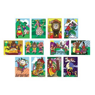 Melissa and Doug Fairy Tales and Nursery Rhymes 12-Puzzle Set