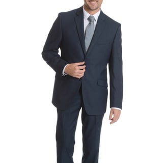 Perry Ellis Men's Blue Slim Fit Suit Separate Blazer