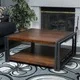 Mayfair Dark Oak Wood Coffee Table by Christopher Knight Home