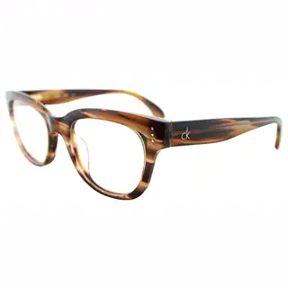 Calvin Klein Womens CK 5727 274 Brown Horn Cateye Plastic Eyeglasses-49mm