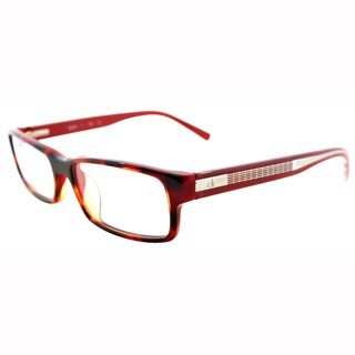 Calvin Klein Womens CK 5699 505 Red Havana Rectangle Plastic Eyeglasses-52mm