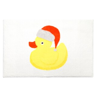 Christmas Ducky Holiday Themed Christmas Bath Rug