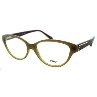 Fendi Women's FE 1035 223 Sand Plastic Cateye Eyeglasses