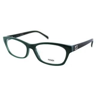 Fendi Women's FE 1032 315 Sage/ Pastel Plastic Rectangle Eyeglasses