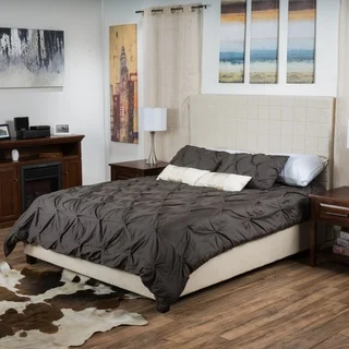 Christopher Knight Home Ellington Upholstered Fabric Bed Set