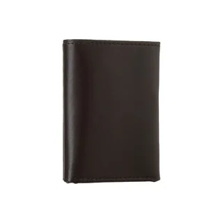 Calvin Klein Men's Black Leather Trifold Wallet