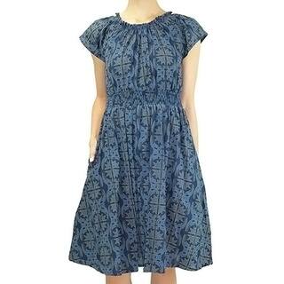 Relished Women's Contemporary Blue Belle Twirl Dress