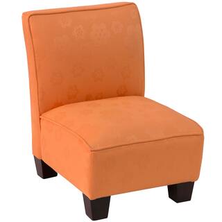 Skyline Furniture Flower Pad Orange Kids Slipper Chair