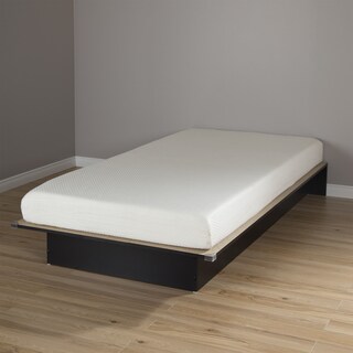 South Shore Libra Twin Platform Bed with 6-inch Somea Mattress