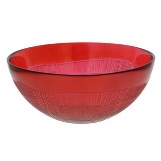 French Home Set of 4, 7-inch Cranberry Red Birch Bowl