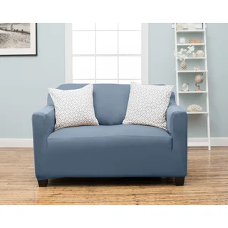 Home Fashion Designs Dawson Collection Twill Form Fit Love Seat Protector Slip Cover