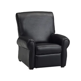 Dozydotes Big Kids Club Recliner Chair - Black Leather Like