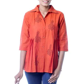 Handcrafted Cotton 'Jaipur Summer' Tunic (India)