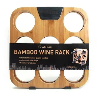 Metrokane Rabbit Bamboo Wine Rack