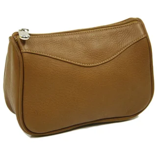 Piel Leather Carry-All Zip Toiletry Pouch