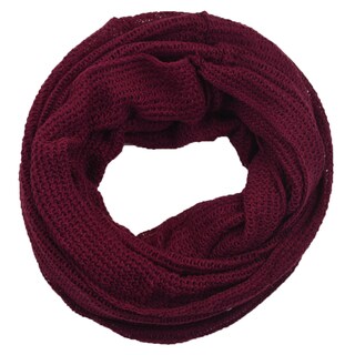 Honeycomb Knit Infinity Scarf