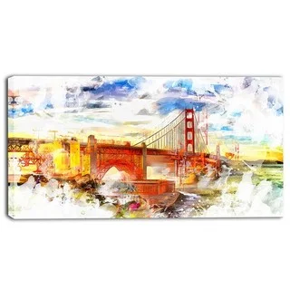 Design Art- Colorfull San francisco Canvas Art