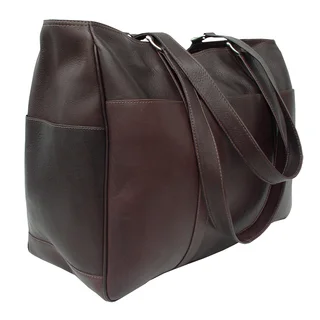 Piel Leather Large Shopping Tote Bag