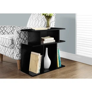 24 inch Black Accent Table