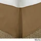 Merit Linens Premium Pleated Bed Skirt Dust Ruffle