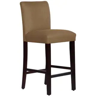 Skyline Furniture Uptown Bar Stool in Taupe Linen
