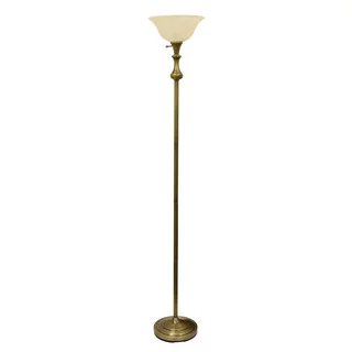 Zadar Brass Torchier Floor Lamp